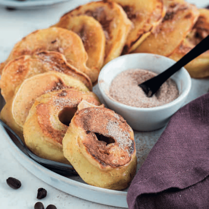 Gebackene Apfelringe